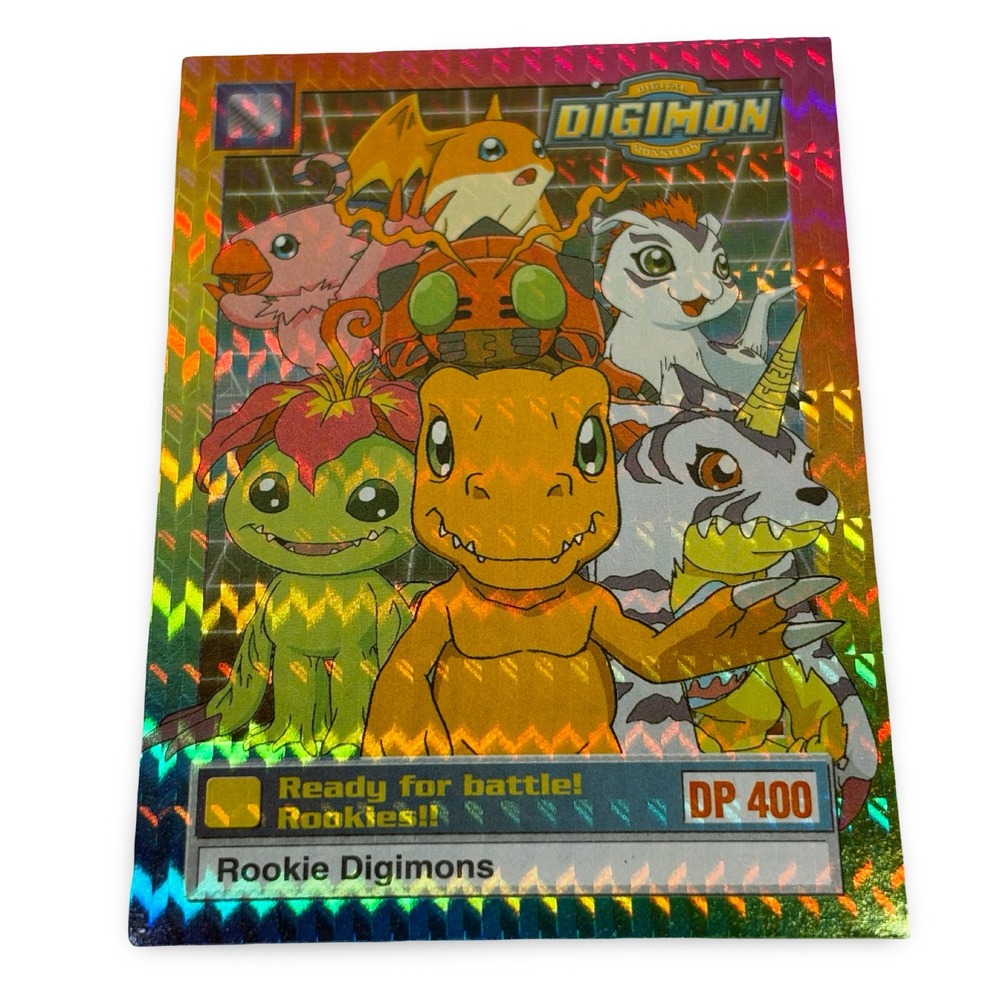 2000 Upper Deck Digimon Ready for Battle Rookies 2 of 34 Prismatic Holo Card